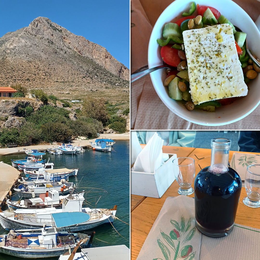 Kythira, Essen und trinken